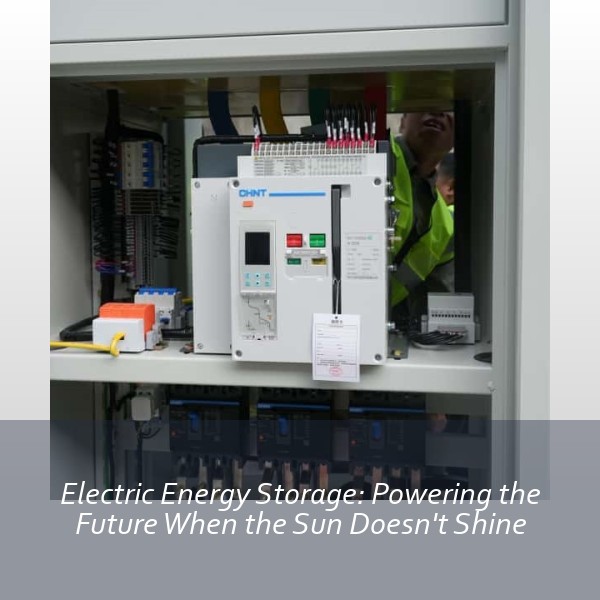 Electric Energy Storage: Powering the Future When the Sun Doesn't Shine